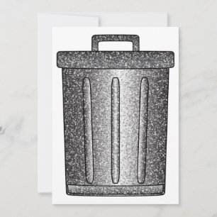 Cartes Pour Fêtes Annuelles Parties scintillant de déchets