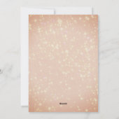 Cartes Pour Fêtes Annuelles Parties scintillant de Noël papillon rose (Dos)