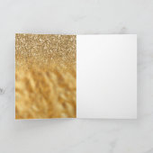 Cartes Pour Fêtes Annuelles Parties scintillant d'or Noir Arbre de Noël (Intérieur)