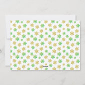 Cartes Pour Fêtes Annuelles Parties scintillant étincelante Arbre de Noël Une (Dos)