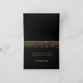 CARTES POUR FÊTES ANNUELLES PARTIES SCINTILLANT OR HANOUKKA (Intérieur)