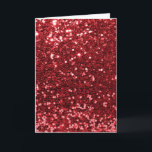 Cartes Pour Fêtes Annuelles Parties scintillantes rouges de Faux<br><div class="desc">Grandes parties scintillantes rouges fascinantes de faux.
NOTEZ SVP :  Ce sont les graphiques imprimés par appartement - aucunes pièces augmentées.</div>
