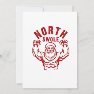 Cartes Pour Fêtes Annuelles Pas d'ascenseur Pas de cadeaux North Swole Washed 