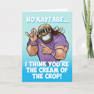 Cartes Pour Fêtes Annuelles Pas de Kayfabe Crème de la Récolte Lutte Professio