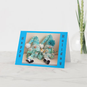 CARTES POUR FÊTES ANNUELLES PAS D'ENDROIT COMME "GNOME" POUR LES VACANCES/AMIS