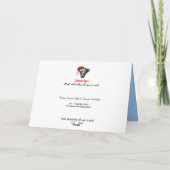 Cartes Pour Fêtes Annuelles Pas étoiles, nuit étoilée (Dos)