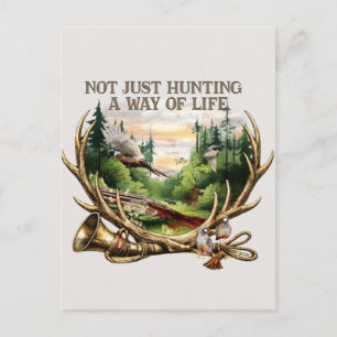 Cartes Pour Fêtes Annuelles Pas seulement la chasse — Un mode de vie