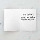 CARTES POUR FÊTES ANNUELLES PASSER NOËL AVEC *VOUS* ME RENDRE JEUNE (Intérieur)