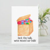 Cartes Pour Fêtes Annuelles Passez les couloirs, nous avons bougé nos couilles (Debout devant)