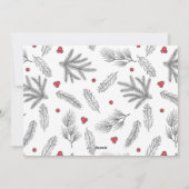 Cartes Pour Fêtes Annuelles Passez un Noël joyeux et en fête (Dos)