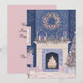 Cartes Pour Fêtes Annuelles Pastel Christmas Card (Devant / Derrière)