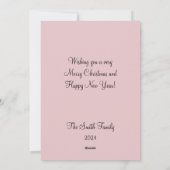 Cartes Pour Fêtes Annuelles Pastel Christmas Card (Dos)