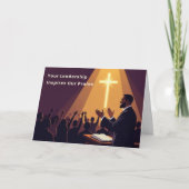 Cartes Pour Fêtes Annuelles Pastor Appreciation Greeting Card (Devant)
