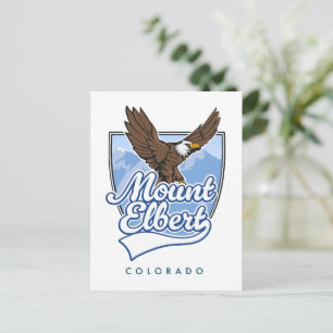 Cartes Pour Fêtes Annuelles Patch de voyage Mont Elbert