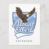 Cartes Pour Fêtes Annuelles Patch de voyage Mount Elbert (Devant)