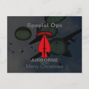 Cartes Pour Fêtes Annuelles Patch pour vétérans des opérations spéciales USASO