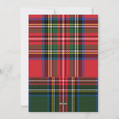 Cartes Pour Fêtes Annuelles Patchwork Plaid Tartan classique Preppy 1 photo (Dos)