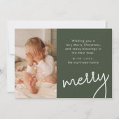 Cartes Pour Fêtes Annuelles Patchwork rustique Joyeux Noël photo (Devant)