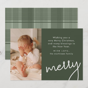 Cartes Pour Fêtes Annuelles Patchwork rustique Joyeux Noël photo