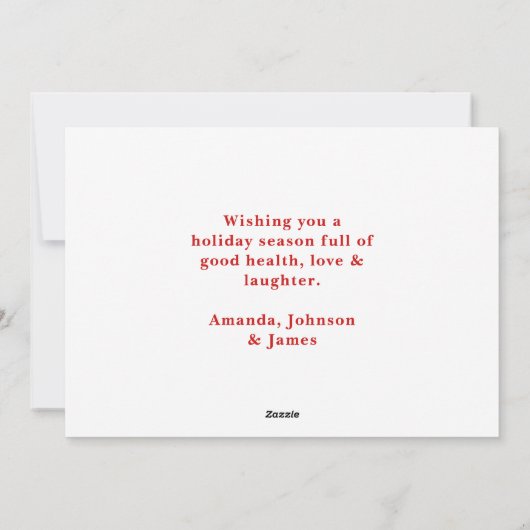 Cartes Pour Fêtes Annuelles Patchwork sapin de Noël Photo (Dos)