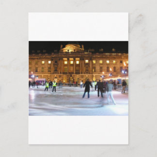 Cartes Pour Fêtes Annuelles Patinage de glace de Noël