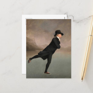 Cartes Pour Fêtes Annuelles Patinage sur Duddingston Loch par Henry Raeburn