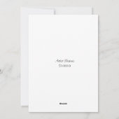 Cartes Pour Fêtes Annuelles Patinage sur glace (Dos)