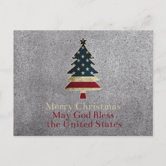 Cartes Pour Fêtes Annuelles Patriotic Christmas  (Devant)