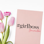 Cartes Pour Fêtes Annuelles Patron et nom de fille rose moderne | best Girly G<br><div class="desc">Voici la collection Modern Pink Girl Boss & Name sur Zazzle! Cette collection branchée et élégante est parfaite pour toutes les femmes fortes et indépendantes qui font un tour dans leur carrière et font une déclaration. Que vous soyez une patronne ou que vous cherchiez un cadeau fabuleux pour une, cette...</div>