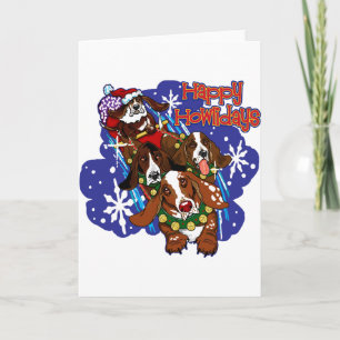 Cartes Pour Fêtes Annuelles Pattes 2008 de Père Noël