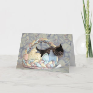 Cartes Pour Fêtes Annuelles Patton's Easter Basket Card