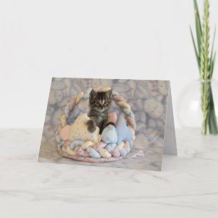 Cartes Pour Fêtes Annuelles Patton's Easter Basket Card