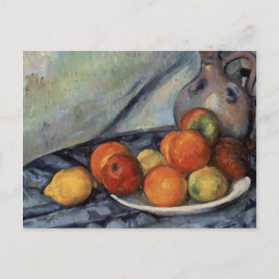 Cartes Pour Fêtes Annuelles Paul Cezanne - Fruits Et Joug Sur Une Table
