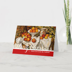 Cartes Pour Fêtes Annuelles Paul Cezanne Pomples Oranges Impressionnisme