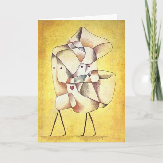 Cartes Pour Fêtes Annuelles Paul Klee - enfants de mêmes parents (Devant)