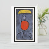 Cartes Pour Fêtes Annuelles Paul Klee - With Umbrella (Debout devant)