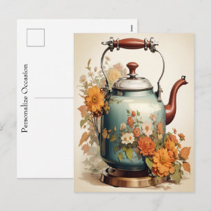 Cartes Pour Fêtes Annuelles Pause Café Heure du Thé Réunion Occasionnelle 