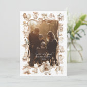 Cartes Pour Fêtes Annuelles Pays des merveilles de Noël neutre en photo (Debout devant)