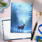 Cartes Pour Fêtes Annuelles Pays des merveilles hivernal adorable et modifiabl