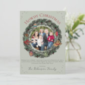 Cartes Pour Fêtes Annuelles Pays Joyeux Noël Famille Noël Noël (Debout devant)