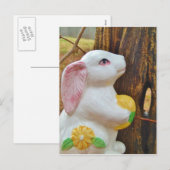 Cartes Pour Fêtes Annuelles Pays Lapin de Pâques (Devant / Derrière)