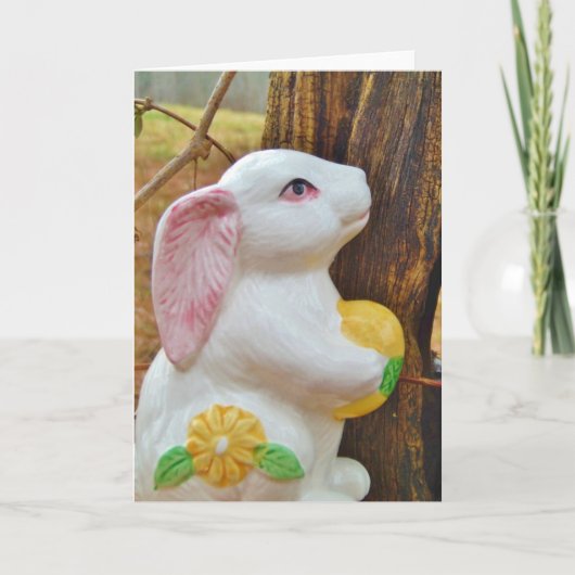 Cartes Pour Fêtes Annuelles Pays Lapin de Pâques (Devant)