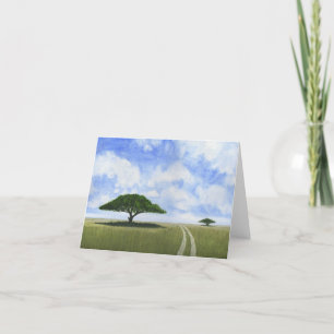 Cartes Pour Fêtes Annuelles Paysage africain