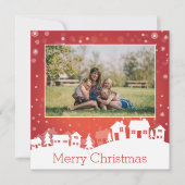 Cartes Pour Fêtes Annuelles Paysage d'hiver (Devant)