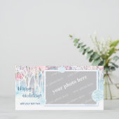 Cartes Pour Fêtes Annuelles Paysage d'hiver merveilleux (Debout devant)