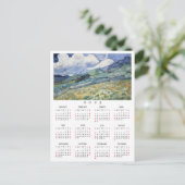 Cartes Pour Fêtes Annuelles Paysage France Vincent Van Gogh Calendrier 2025 (Debout devant)
