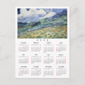 Cartes Pour Fêtes Annuelles Paysage France Vincent Van Gogh Calendrier 2025 (Devant)