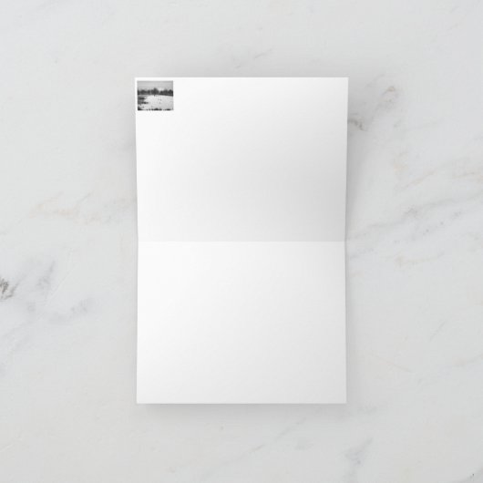 Cartes Pour Fêtes Annuelles Paysage hivernal de la neige pour Noël (Intérieur)