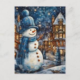 Cartes Pour Fêtes Annuelles Paysage hivernal enneigé merveilleux