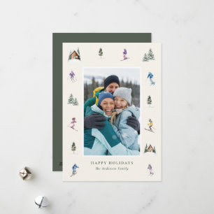 Cartes Pour Fêtes Annuelles PAYSAGES D'HIVER Photo
